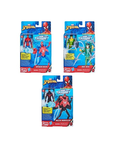 FIGURA DE ACCIÓN SPIDERMAN EPIC HERO SERIES WEB SPLASHERS SURTIDO