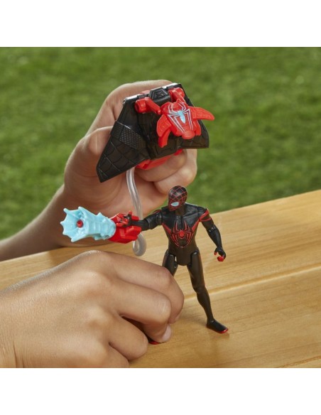 FIGURA DE ACCIÓN SPIDERMAN EPIC HERO SERIES WEB SPLASHERS MILES MORALES