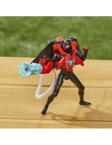 FIGURA DE ACCIÓN SPIDERMAN EPIC HERO SERIES WEB SPLASHERS MILES MORALES