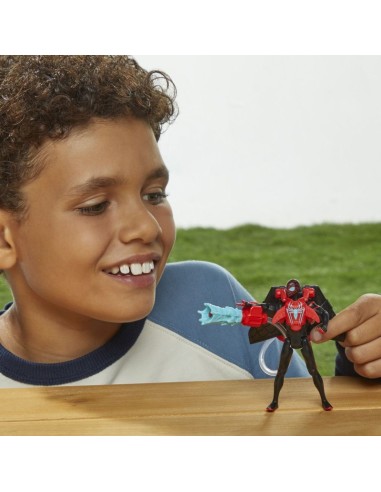 FIGURA DE ACCIÓN SPIDERMAN EPIC HERO SERIES WEB SPLASHERS MILES MORALES