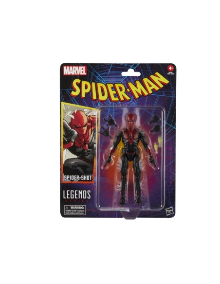FIGURA DE ACCIÓN SPIDERMAN LEGENDS SERIES SPIDERSHOT