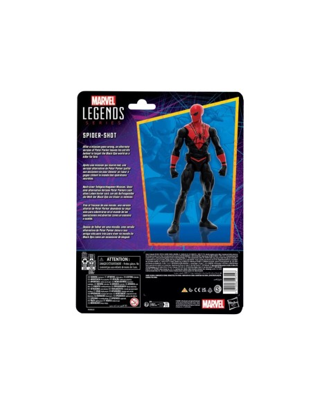 FIGURA DE ACCIÓN SPIDERMAN LEGENDS SERIES SPIDERSHOT