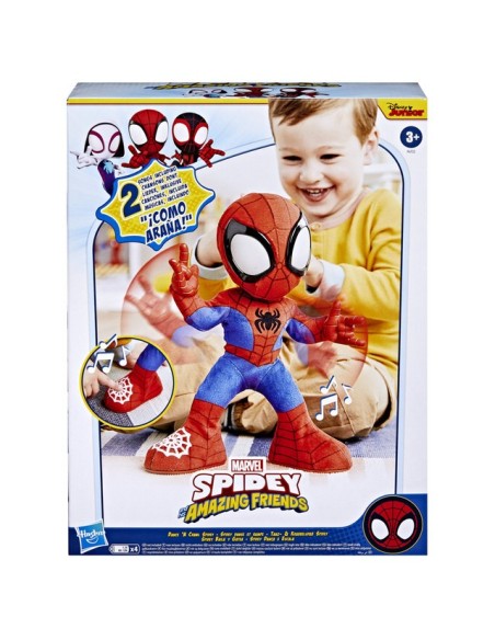 PELUCHE SPIDEY & HIS AMAZING FRIENDS SPIDEY BAILA Y GATEA