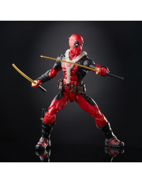FIGURA DE ACCIÓN MARVEL LEGENDS SERIES DEADPOOL CON MOTONETA