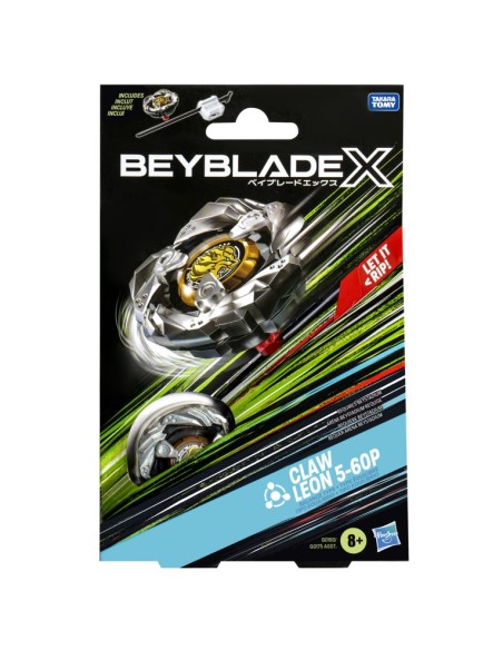 TROMPO BEYBLADE X KIT INICIAL CLAW LEON 5-60P