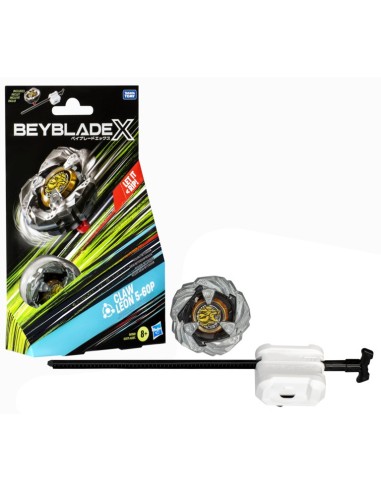 TROMPO BEYBLADE X KIT INICIAL CLAW LEON 5-60P