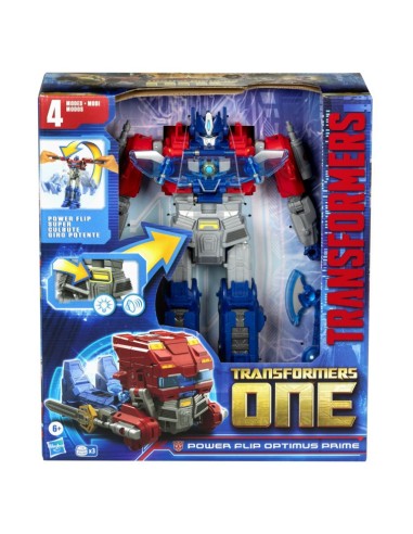 FIGURA DE ACCIÓN TRANSFORMERS ONE POWER FLIP OPTIMUS PRIME (ORION PAX)