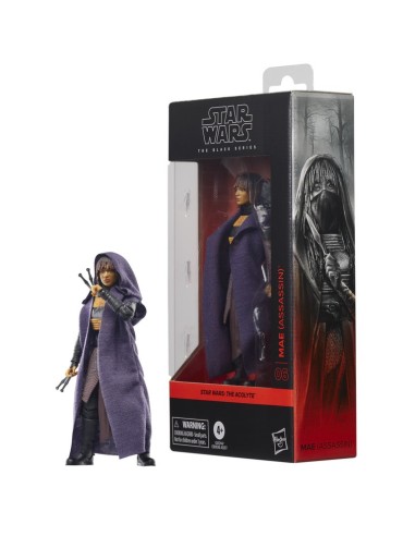 FIGURA DE ACCIÓN STAR WARS BLACK SERIES THE ACOLYTE MAE (ASSASSIN)
