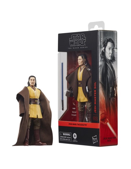 FIGURA DE ACCIÓN  STAR WARS BLACK SERIES THE ACOLYTE JEDI MASTER SOL