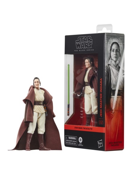 FIGURA DE ACCIÓN  STAR WARS BLACK SERIES THE ACOLYTE JEDI MASTER INDARA