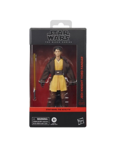 FIGURA DE ACCIÓN  STAR WARS BLACK SERIES THE ACOLYTE JEDI KNIGHT YORD FANDAR