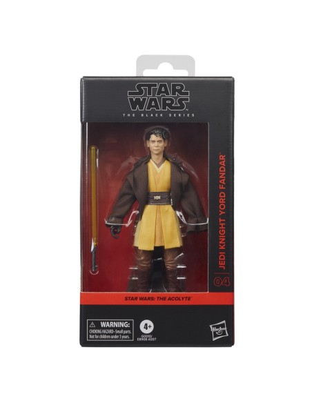 FIGURA DE ACCIÓN  STAR WARS BLACK SERIES THE ACOLYTE JEDI KNIGHT YORD FANDAR