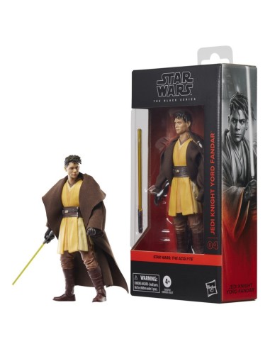 FIGURA DE ACCIÓN  STAR WARS BLACK SERIES THE ACOLYTE JEDI KNIGHT YORD FANDAR