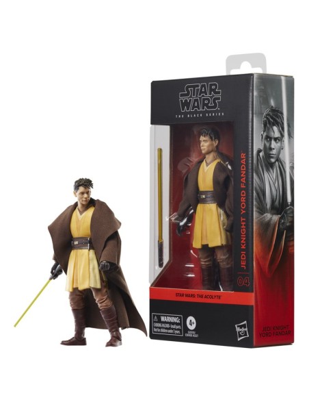 FIGURA DE ACCIÓN  STAR WARS BLACK SERIES THE ACOLYTE JEDI KNIGHT YORD FANDAR