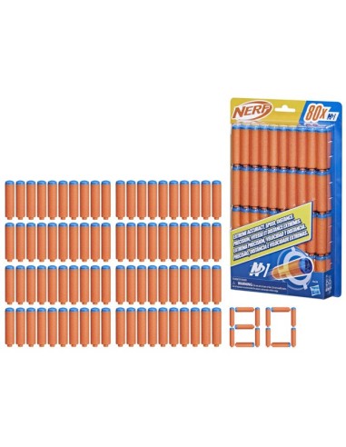 DARDOS NERF N SERIES 80 UNIDADES