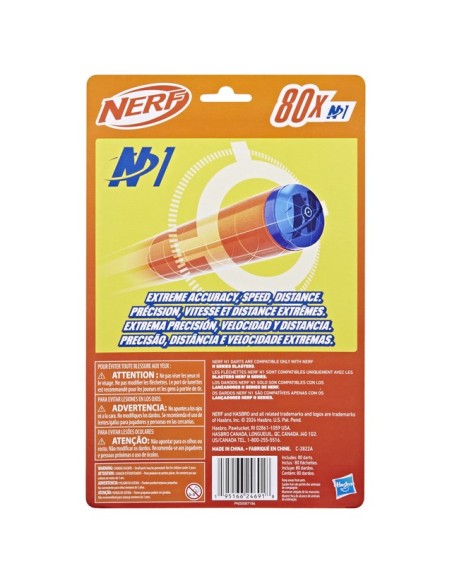 DARDOS NERF N SERIES 80 UNIDADES