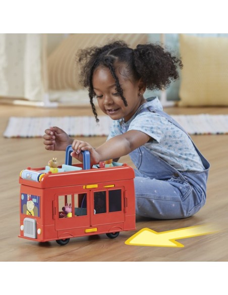 FIGURA PEPPA PIG AUTOBÚS DE FIESTAS 2 EN 1