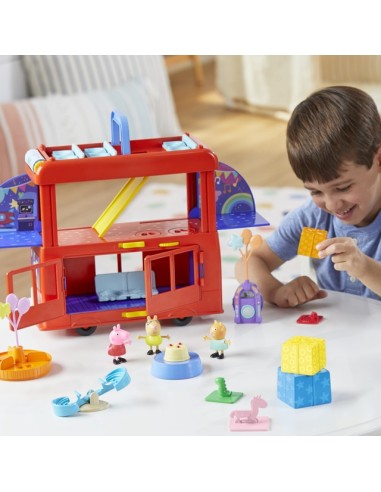 FIGURA PEPPA PIG AUTOBÚS DE FIESTAS 2 EN 1
