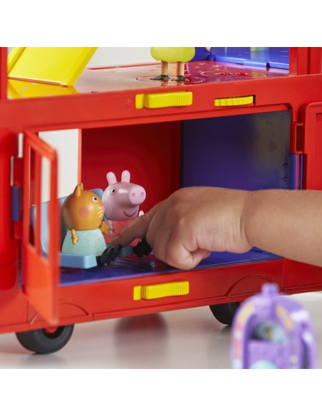 FIGURA PEPPA PIG AUTOBÚS DE FIESTAS 2 EN 1