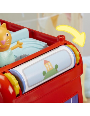 FIGURA PEPPA PIG AUTOBÚS DE FIESTAS 2 EN 1