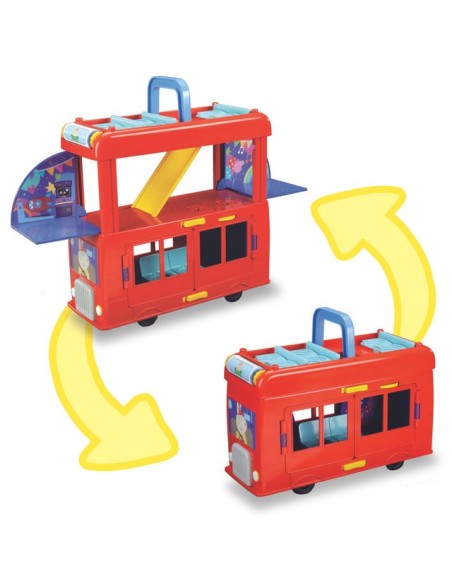 FIGURA PEPPA PIG AUTOBÚS DE FIESTAS 2 EN 1