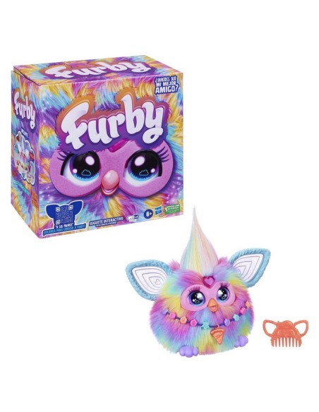 PELUCHE INTERACTIVO FURBY TIE DYE