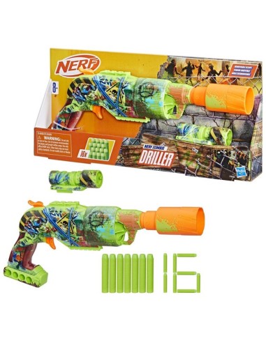 LANZADOR NERF ZOMBIE DRILLER