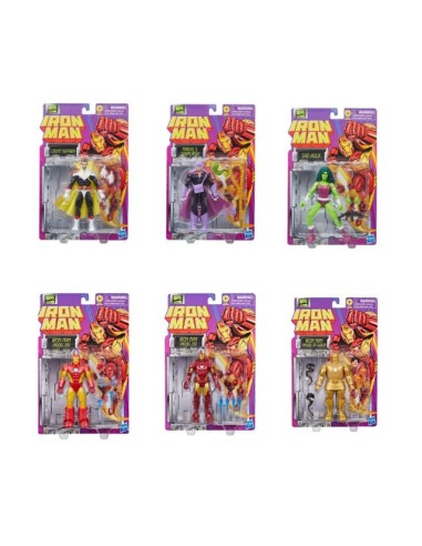FIGURA DE ACCIÓN MARVEL LEGENDS SERIES IRON MAN SURTIDO