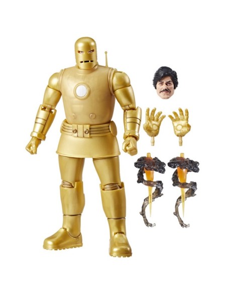 FIGURA DE ACCIÓN MARVEL LEGENDS SERIES IRON MAN (MODEL 01 - GOLD)