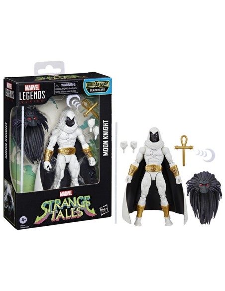 FIGURA DE ACCIÓN MARVEL LEGENDS SERIES STRANGE TALES MOON KNIGHT FIGURA DE ACCIÓN MARVEL LEGENDS SERIES STRANGE TALES MOON KNIGHT