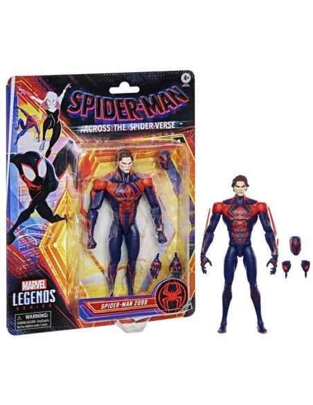 FIGURA DE ACCIÓN SPIDERMAN LEGENDS SERIES ACROSS THE SPIDER-VERSE SPIDER-MAN 2099