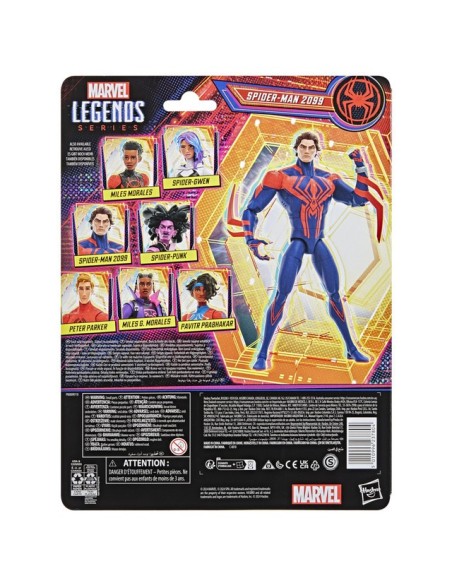 FIGURA DE ACCIÓN SPIDERMAN LEGENDS SERIES ACROSS THE SPIDER-VERSE SPIDER-MAN 2099