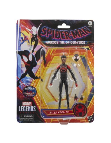 FIGURA DE ACCIÓN SPIDERMAN LEGENDS SERIES UN NUEVO UNIVERSO MILES MORALES