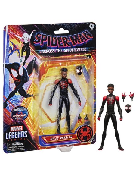 FIGURA DE ACCIÓN SPIDERMAN LEGENDS SERIES UN NUEVO UNIVERSO MILES MORALES