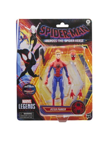 FIGURA DE ACCIÓN SPIDERMAN LEGENDS SERIES ACROSS THE SPIDER-VERSE PETER PARKER