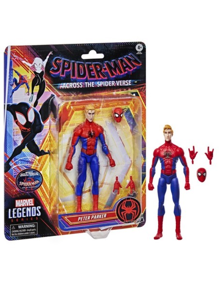 FIGURA DE ACCIÓN SPIDERMAN LEGENDS SERIES ACROSS THE SPIDER-VERSE PETER PARKER