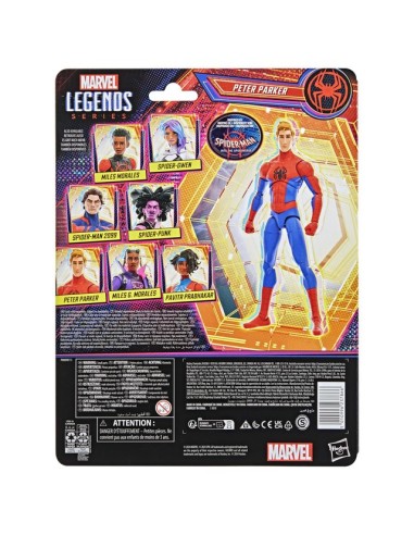 FIGURA DE ACCIÓN SPIDERMAN LEGENDS SERIES ACROSS THE SPIDER-VERSE PETER PARKER