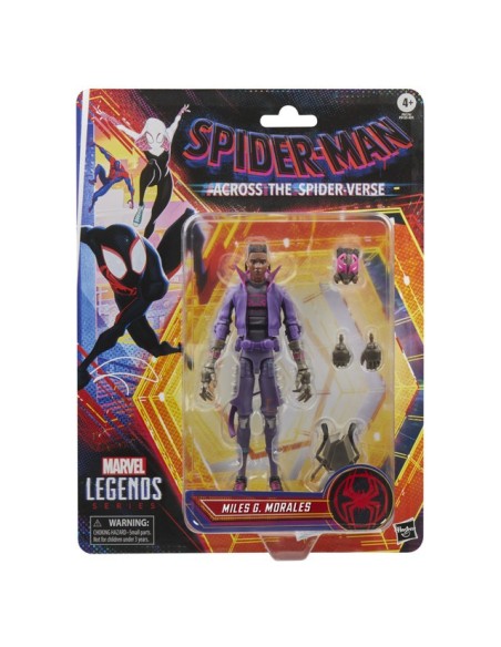 FIGURA DE ACCIÓN SPIDERMAN LEGENDS SERIES ACROSS THE SPIDER-VERSE MILES G. MORALES