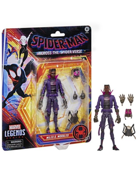 FIGURA DE ACCIÓN SPIDERMAN LEGENDS SERIES ACROSS THE SPIDER-VERSE MILES G. MORALES