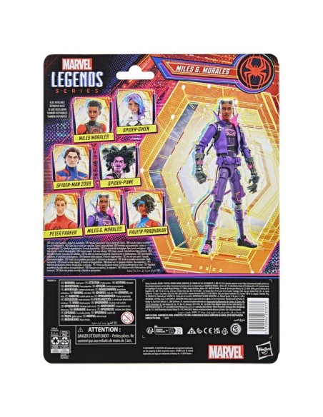 FIGURA DE ACCIÓN SPIDERMAN LEGENDS SERIES ACROSS THE SPIDER-VERSE MILES G. MORALES
