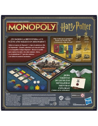 JUEGO DE MESA MONOPOLY HARRY POTTER