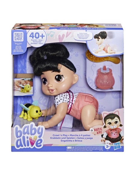 MUÑECA BABY ALIVE GATEA Y JUEGA KATIE KAT