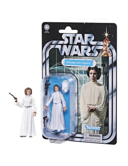 FIGURA DE ACCIÓN STAR WARS VINTAGE UNA NUEVA ESPERANZA PRINCESS LEIA ORGANA
