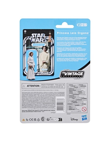 FIGURA DE ACCIÓN STAR WARS VINTAGE UNA NUEVA ESPERANZA PRINCESS LEIA ORGANA