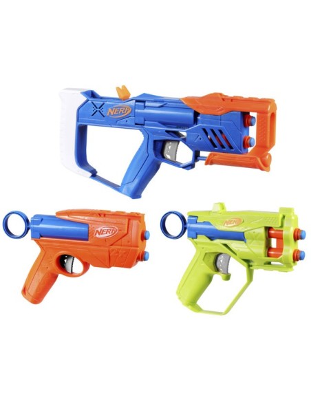 LANZADOR NERF N SERIES PACK TRIPLE ACCIÓN