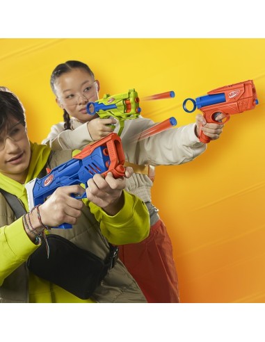LANZADOR NERF N SERIES PACK TRIPLE ACCIÓN