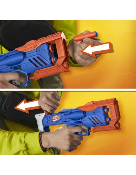 LANZADOR NERF N SERIES PACK TRIPLE ACCIÓN