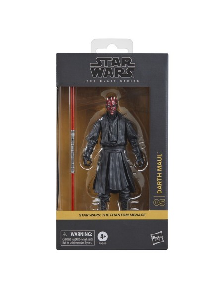 FIGURA DE ACCIÓN STAR WARS BLACK SERIES AMENAZA FANTASMA DARTH MAUL