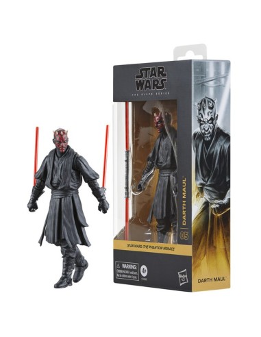 FIGURA DE ACCIÓN STAR WARS BLACK SERIES AMENAZA FANTASMA DARTH MAUL