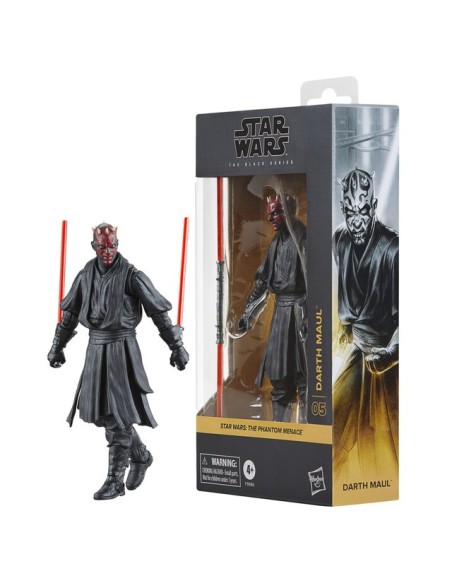 FIGURA DE ACCIÓN STAR WARS BLACK SERIES AMENAZA FANTASMA DARTH MAUL